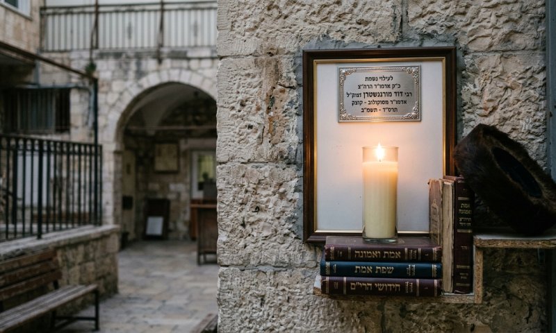 האדמו"ר מסוקולוב קוצק, הרב דוד מורגנשטרן, נפטר בגיל 71
