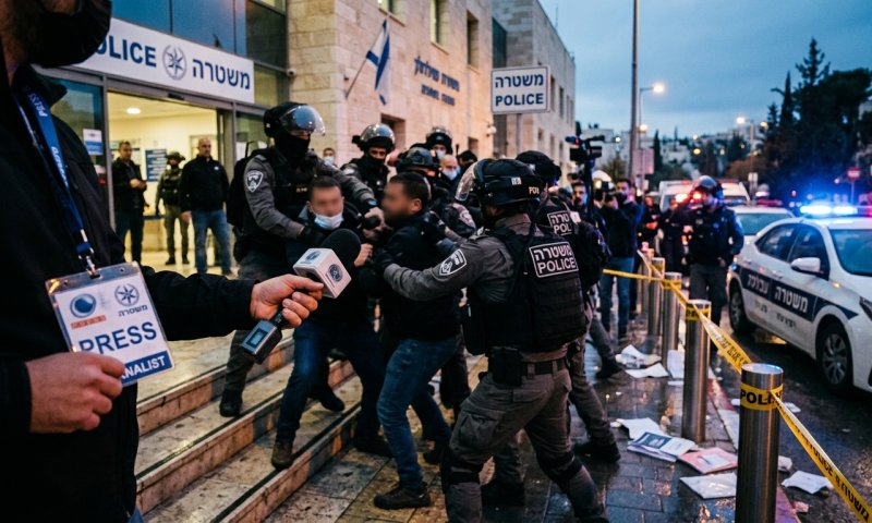 המשטרה תוקפת את הכתב שדיווח על ירי בשורד נובה: "מעוות את המציאות"