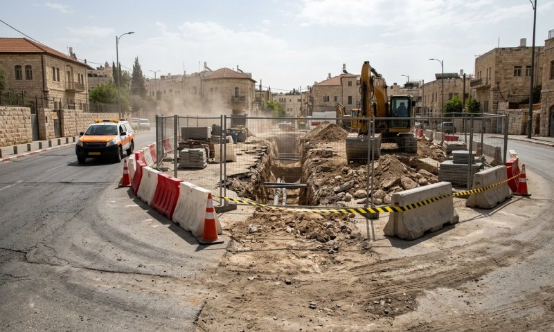 גבר נפל לבור בעומק 10 מטרים באתר בנייה בירושלים, מצבו אנוש