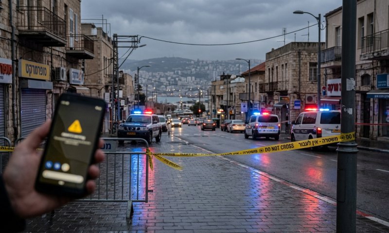 המשטרה מבהירה לתושבי חיפה: אין חשד לאירוע ביטחוני באזור