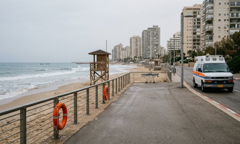 בן 80 טבע בחוף בת ים, פונה לבית החולים במצב אנוש