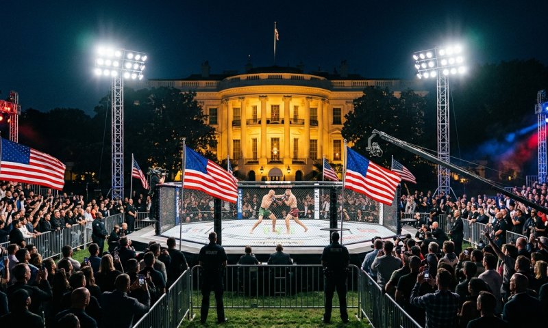טראמפ הופך את הבית הלבן לזירת UFC: 60 מיליון דולר להפקה
