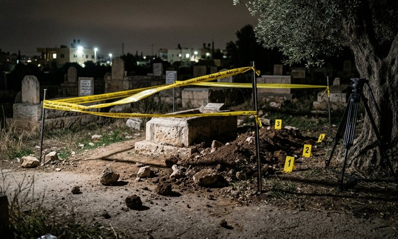 הצתת הקבר בשומרון: צה"ל והמשטרה חוקרים את התקרית בעוורתא