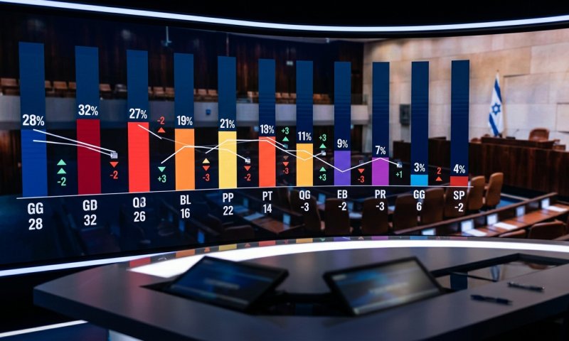 גוש נתניהו נחלש בשני מנדטים: איזנקוט מתחזק, בנט בירידה