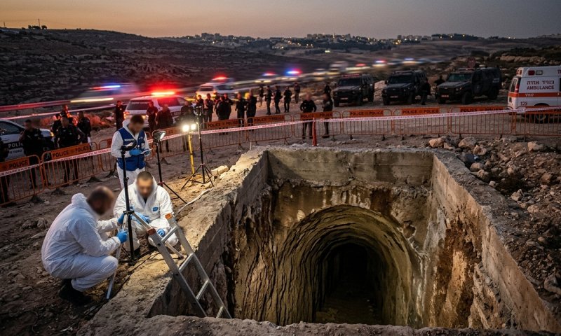 בעומק 25 מטרים: נחשפה מנהרת טרור סמוך לירושלים