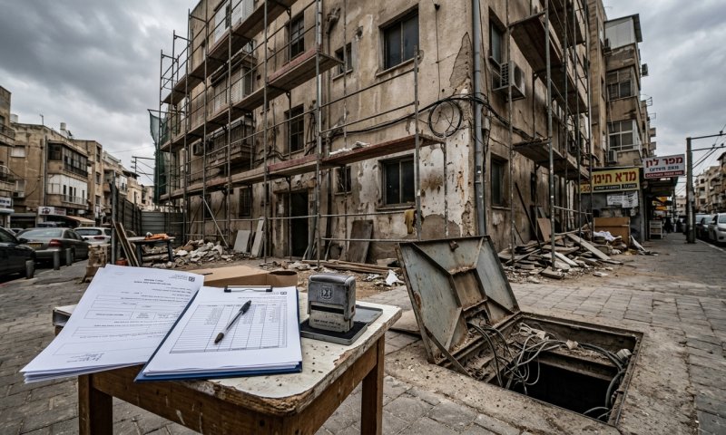 עיריית בני ברק אישרה חצי מיליון שקלים למעלית במבנה הרוס