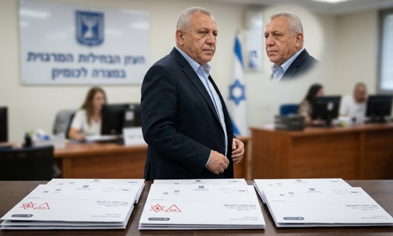ועדת הבחירות נגד מפלגתו של איזנקוט: שלחה "צווי 8" מזויפים