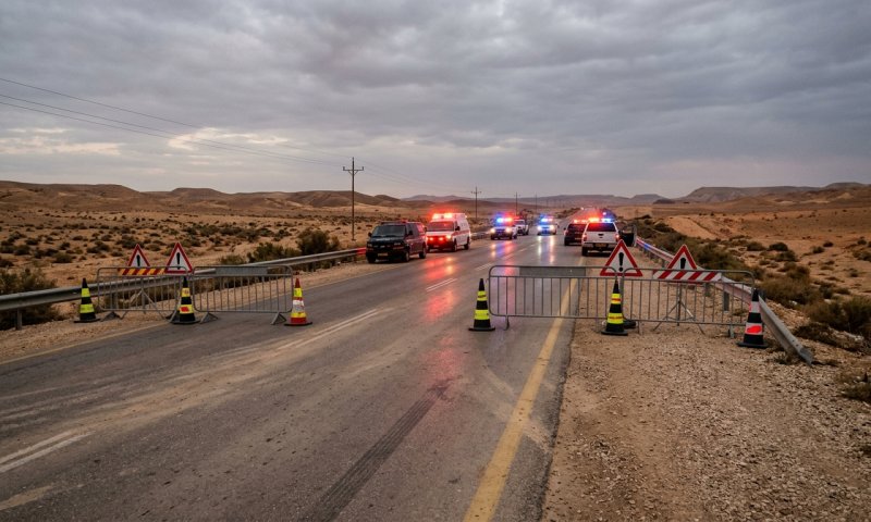 שוטרים ירו לעבר רכב חשוד בערערה שבנגב: חמישה פצועים ושלושה עצורים