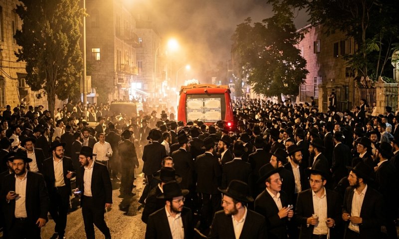 חגיגות לעריקים בירושלים: אלפים ליוו אותם - וחילקו כסף מזומן