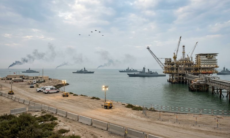 דיווחים באיראן: מכלית נפט הותקפה באי חארג, מסוף היצוא המרכזי