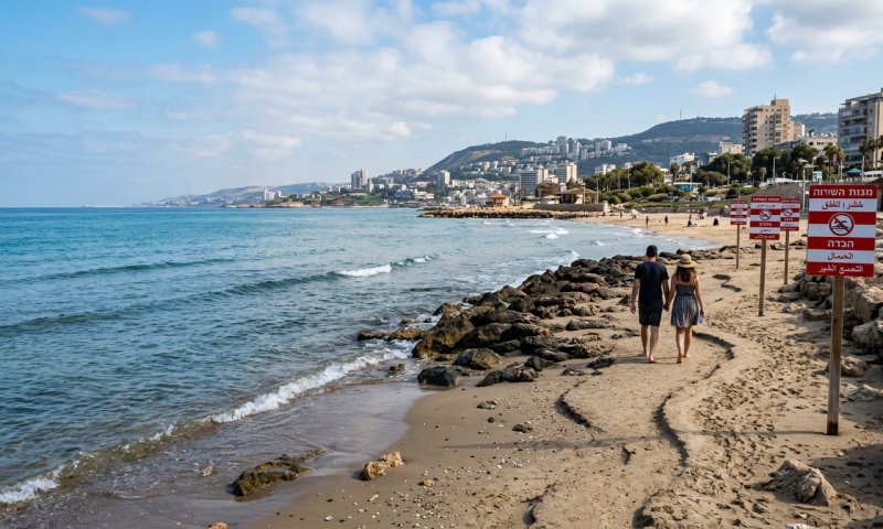 משרד הבריאות אסר על רחצה בחוף הכרמל ובחוף הסטודנטים בחיפה