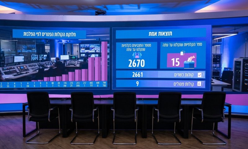 נסגרו הקלפיות: החלה ספירת קולות האמת