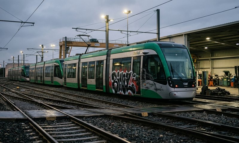 "להשמיד את ישראל": פעילי BDS חיבלו בקרונות הרכבת הקלה בספרד