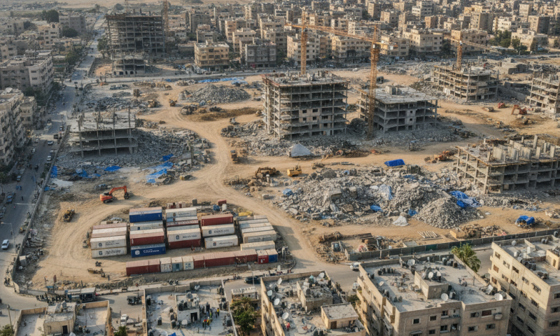 נציגי "מועצת השלום" הציעו שותפות לחברה מדובאי לניהול תשתיות בעזה