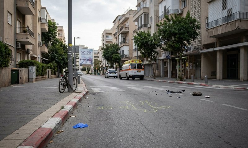 הולכת רגל כבת 50 נפצעה קשה מפגיעת רכב בתל אביב