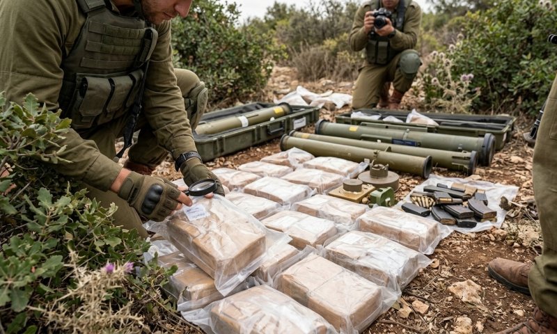 צה"ל השמיד מנהרת חיזבאללה עם מחסן נשק מלא בדרום לבנון