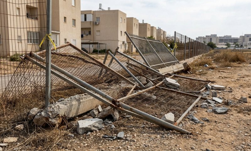 ילד בן 12 נפצע בשדרות לאחר שגדר קרסה עליו