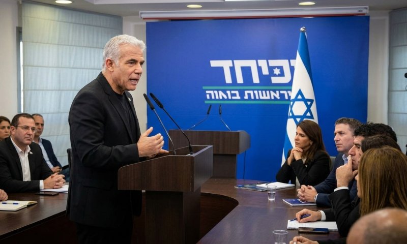 לפיד קורא לנתניהו: פזרו את הכנסת כבר בשבוע הבא