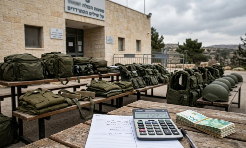 משרד האוצר: חודש מילואים לגבר בן 31-39 עולה 68 אלף שקל