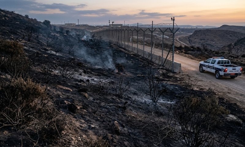בחשד להצתה ליד בסיס עופרית: שלושה צעירים מעיסאוויה נעצרו
