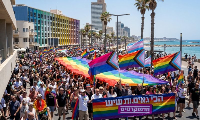 100 אלף במצעד הגאווה בתל אביב: רוב הפוליטיקאים נשארו בבית