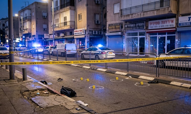 שוד אלים בצפון תל אביב: גבר נורה ונפצע בינוני
