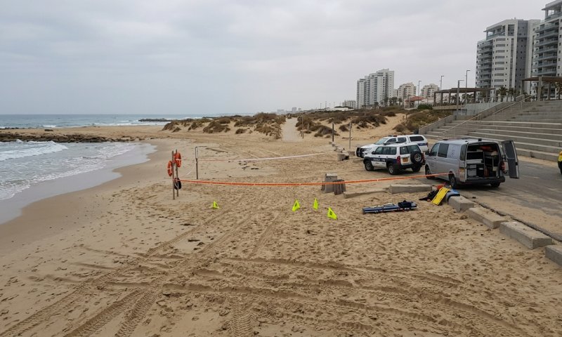 גופת הגבר שנסחף בים באשדוד אותרה לאחר שלושה ימים