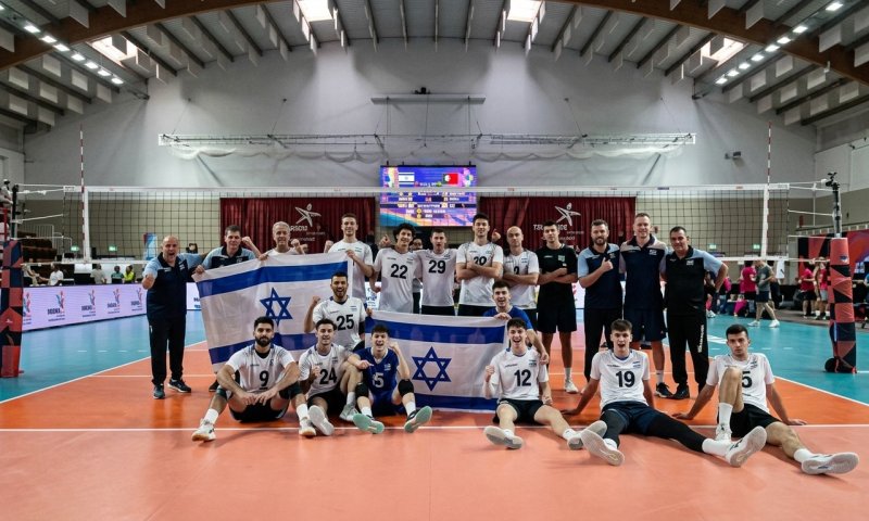 הישג היסטורי: נבחרת ישראל בחצי גמר אליפות אירופה בכדורעף