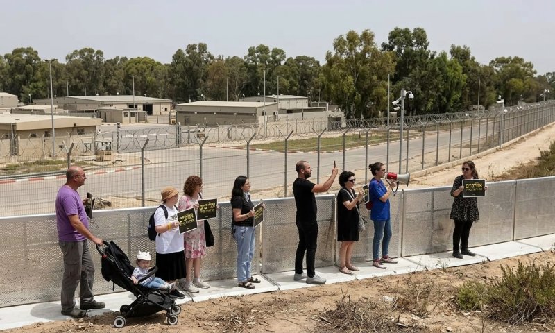 לוחם נח"ל נכנס לכלא 10 בגלל פאץ' "משיח" - ומשפחתו יצאה להפגין בשעריו