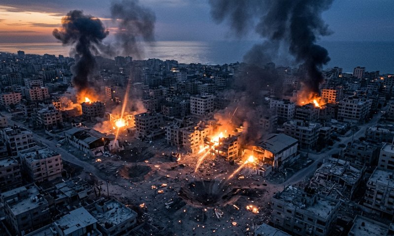 צה"ל השמיד ארבעה מחסני נשק של חמאס במרכז עזה