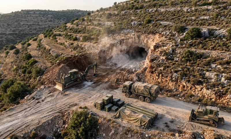 צה"ל השמיד מנהרה ואיתר משגרי רקטות בדרום לבנון