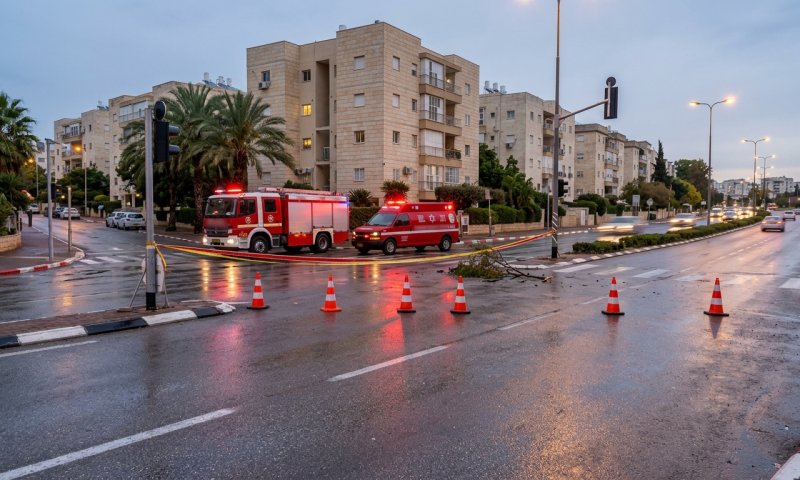 שריפה בדירה באילת: אדם נלכד באש וחולץ במצב קשה