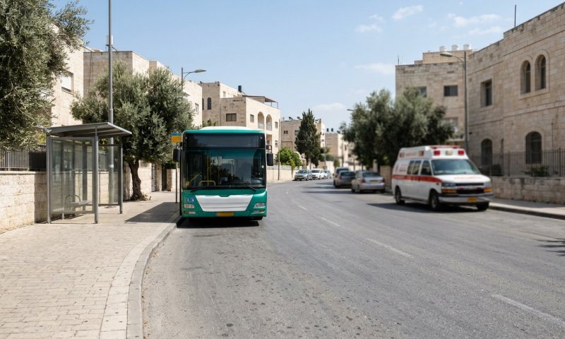 נוסע כבן 70 התמוטט באוטובוס בירושלים - מותו נקבע בבית החולים