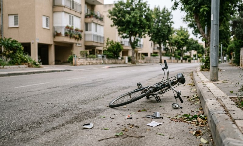 חילוץ חריג בהוד השרון: כידון אופניים ננעץ בברכו של ילד