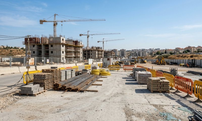 פועל בן 45 נפצע קשה מזכוכית באתר בנייה ביאנוח-ג'ת