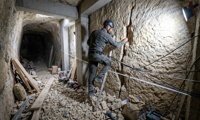 לוחמי מג"ב חשפו ואטמו מנהרה סמוך לגבעת זאב