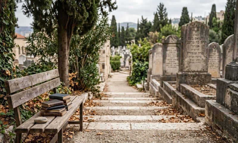 חיפה: אישה נעצרה בחשד שגנבה והציתה ספרי קודש בקבר רבי אבדימי