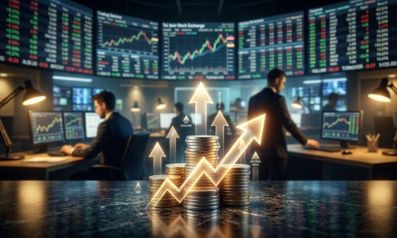 מחזור שיא של 15.8 מיליארד שקל בבורסה בתל אביב