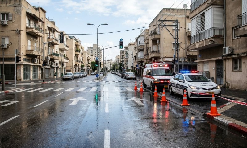 צעיר כבן 25 נפצע באורח קשה מפגיעת רכב ברחוב העלייה