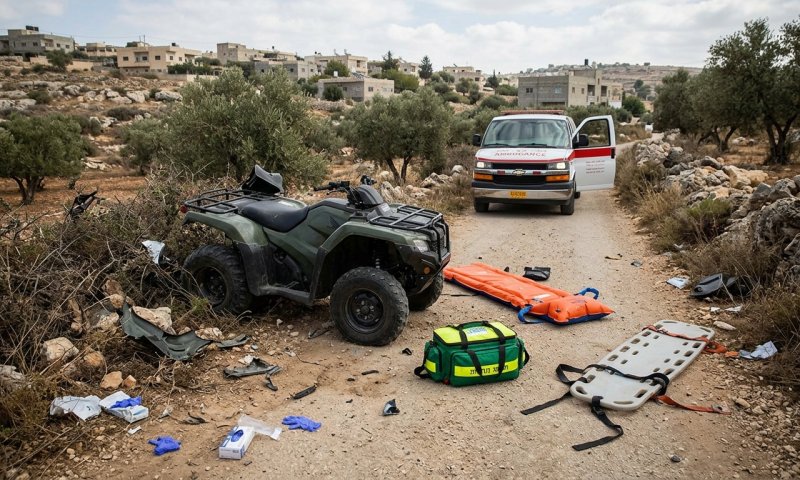 בן 18 נפצע קשה בתאונת טרקטורון במג'אר
