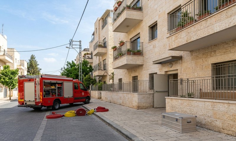 לוחמי האש חילצו ילד שידו נלכדה בתוך מקצף של מיקסר