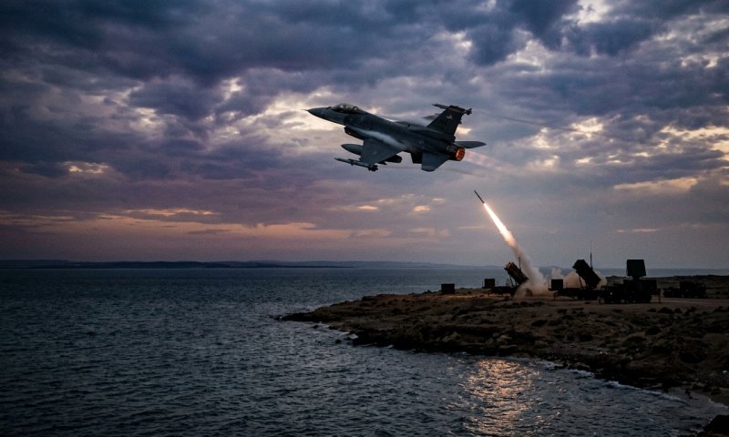 איראן: שיגרנו טיל לעבר מטוס F-16 אמריקאי שנאלץ לסגת