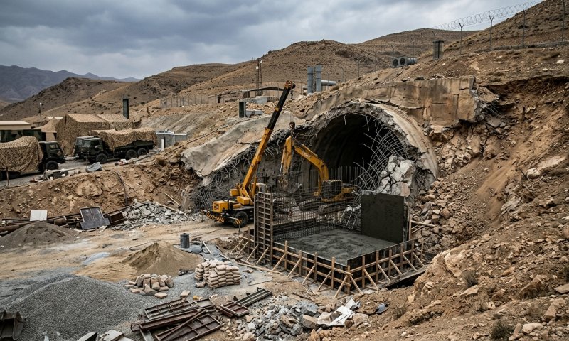 איראן שיקמה לפחות 50 מנהרות לאתרי הטילים שתקפה ישראל