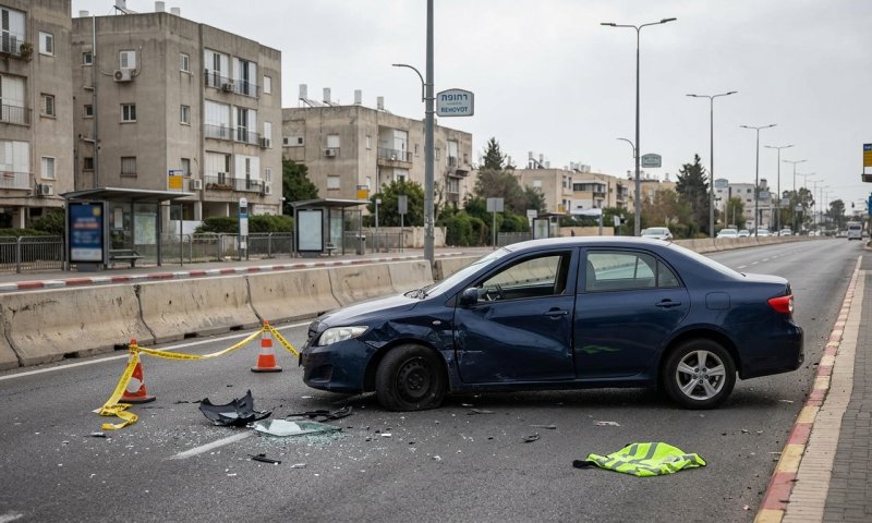 נערה בת 17 נפצעה בינוני לאחר שרכבה התנגש בעמוד ברחובות