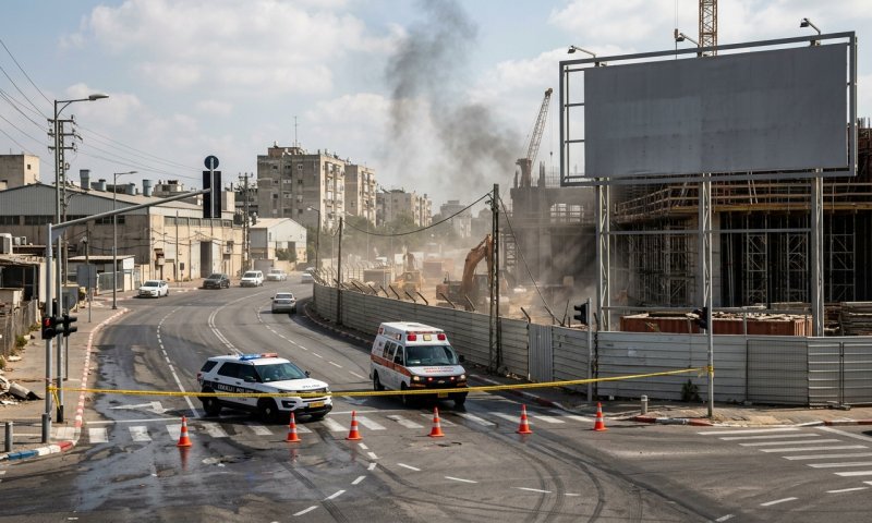 שריפת ענק במתחם BIG בפתח תקווה: עשן כבד מתפשט לבתי מגורים