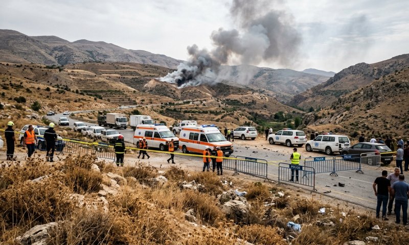 צה"ל תקף את מעוז חיזבאללה בבעלבכ שבעומק לבנון
