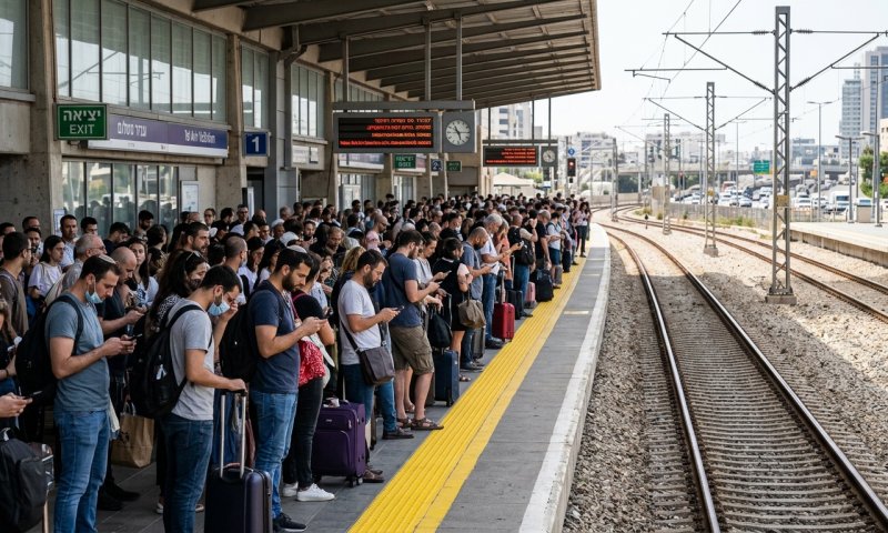 תקלת חשמל ברכבת: הופסקה התנועה בין תל אביב ללוד