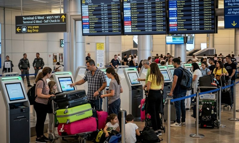 ישראייר משיקה צ'ק-אין עצמאי למזוודות בנתב"ג - בלי תור בדלפק
