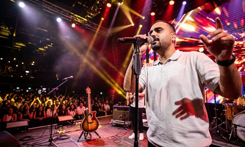אושר כהן נפצע על הבמה - והמשיך להופיע כאילו כלום לא קרה
