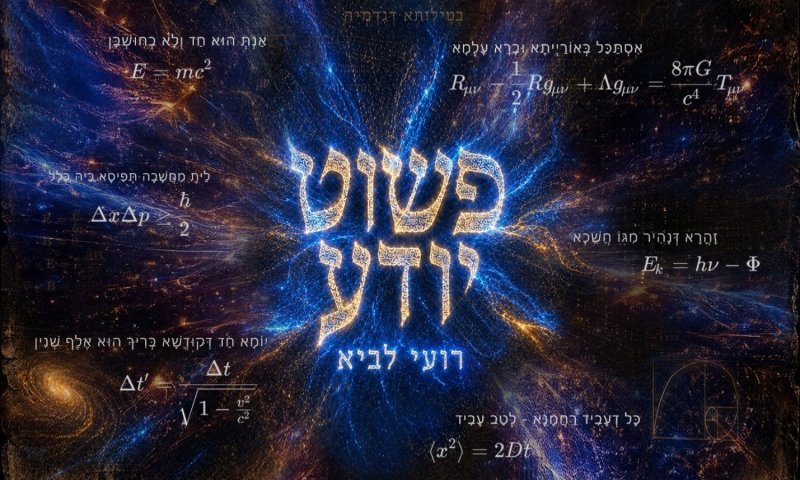 רועי לביא משיק סינגל חדש: "פשוט יודע" &ndash; שיר אמונה לעידן המודרני